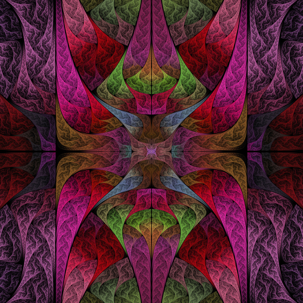 9-piece-canvas-print-fraktally-pattern