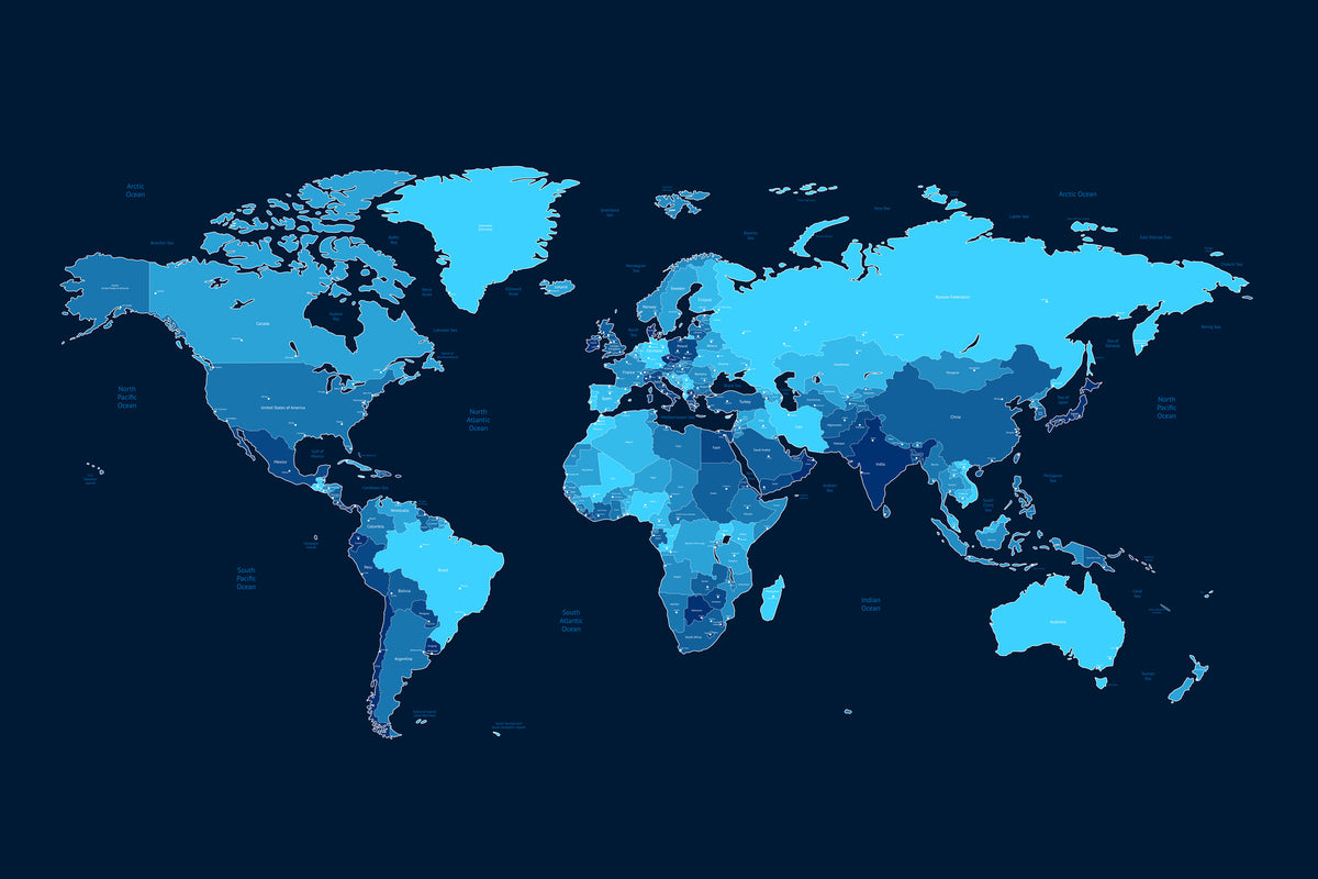 canvas-print-world-map