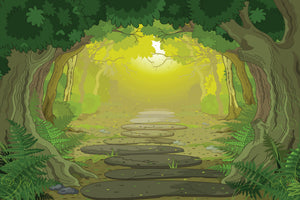 3-piece-acrylic-print-fairy-tales-forest