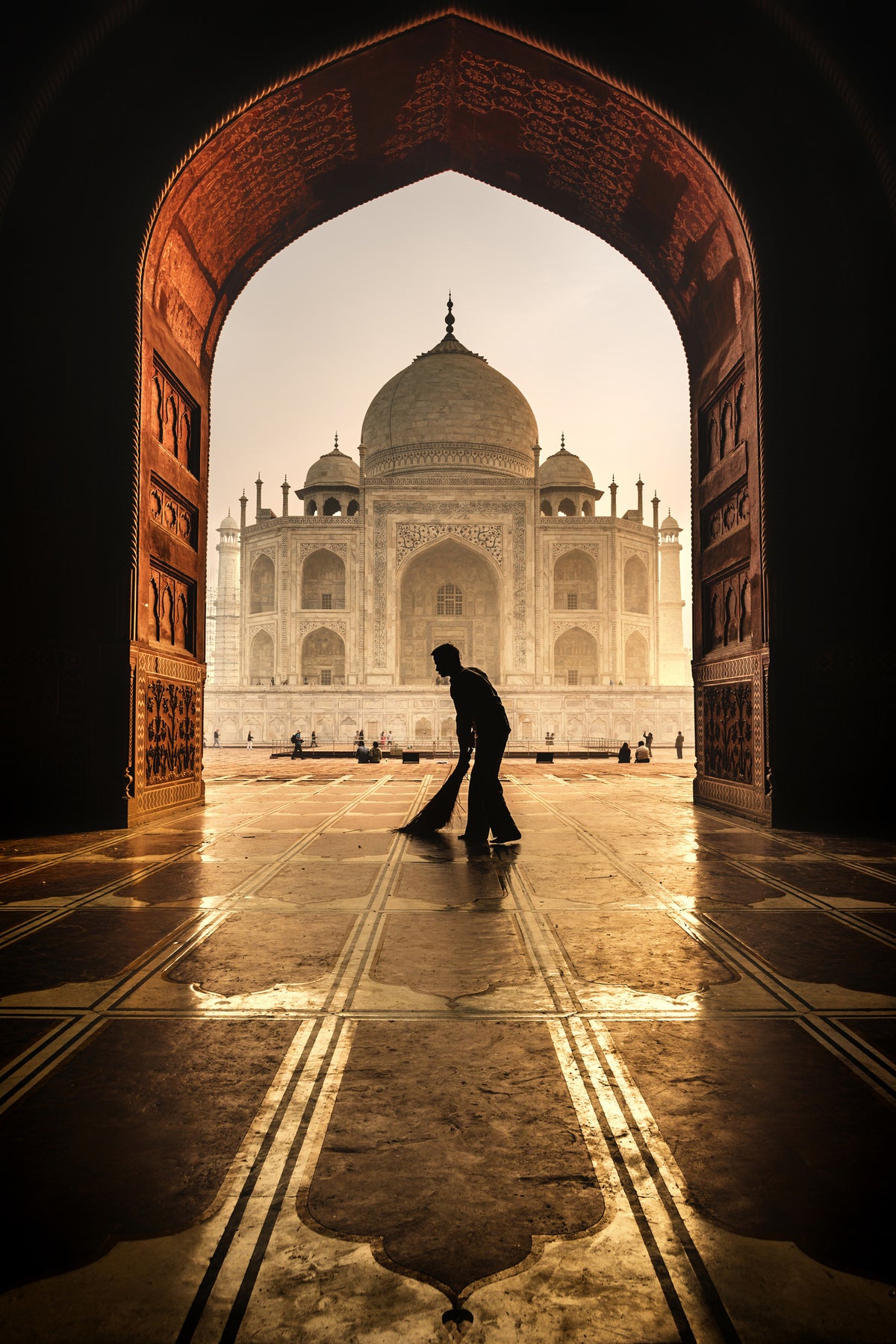 acrylic-print-taj-mahal-cleaner