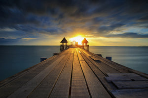 3-piece-canvas-print-sunset-at-the-wooden-bridge