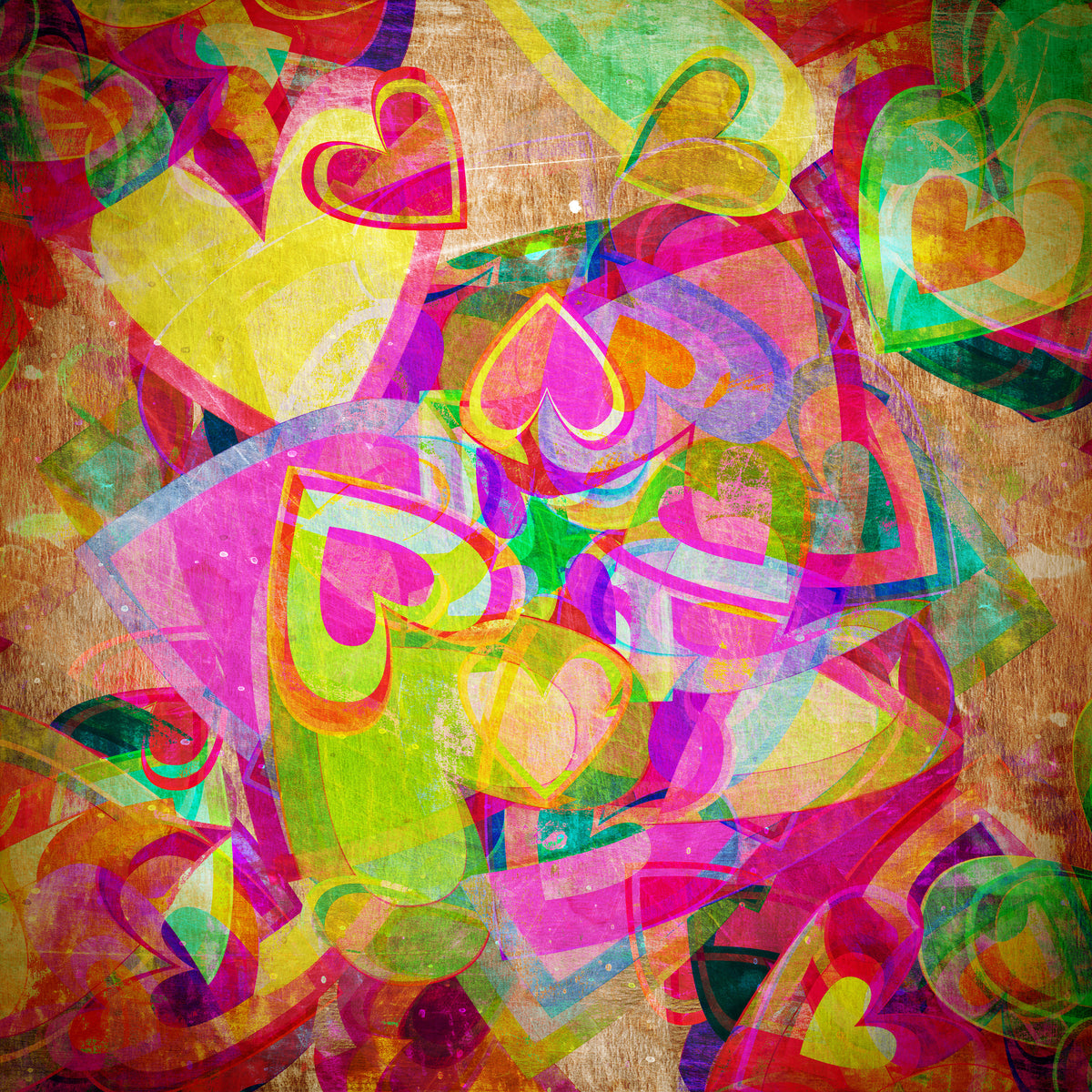 4-piece-canvas-print-retro-love