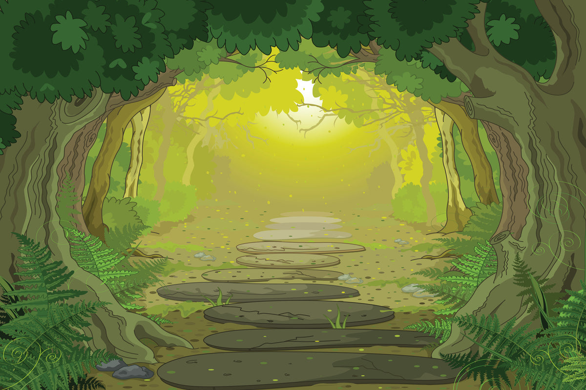 3-piece-canvas-print-fairy-tales-forest