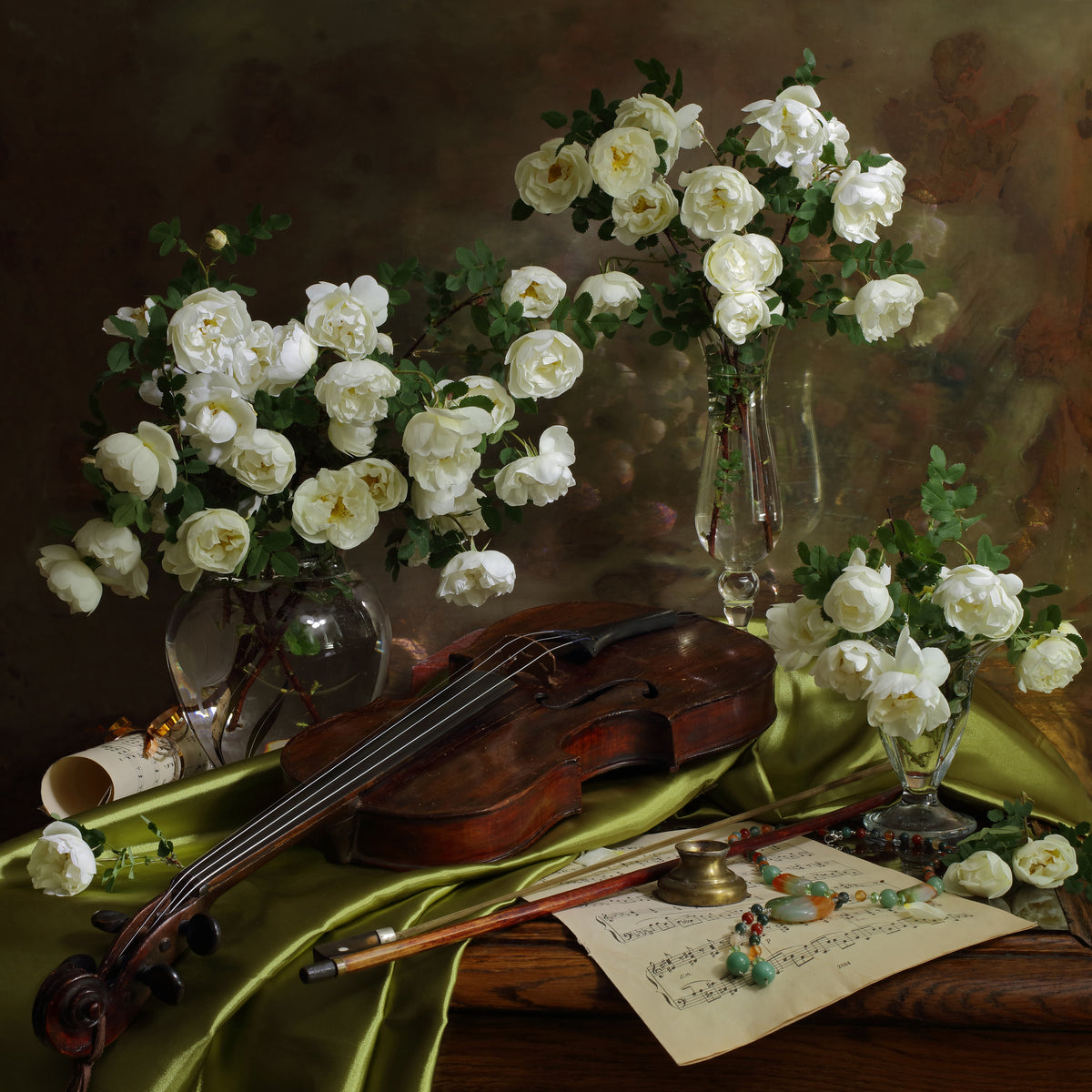 9-piece-canvas-print-still-life-with-violin-and-flowers