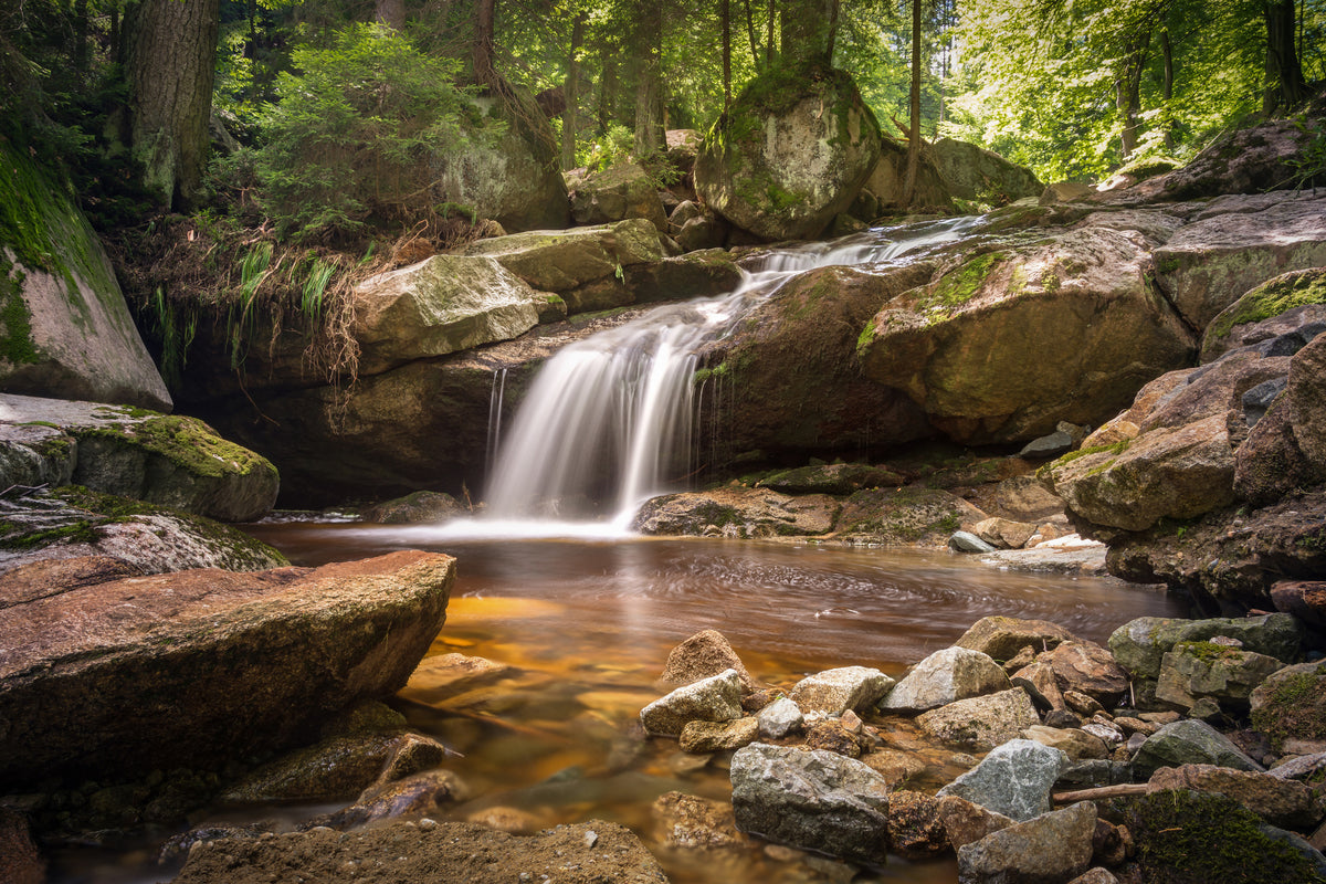 modern-3-piece-aluminium-print-little-waterfall