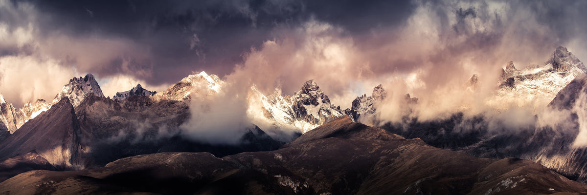 panoramic-3-piece-aluminium-print-tibet-snow-mountain-panorama