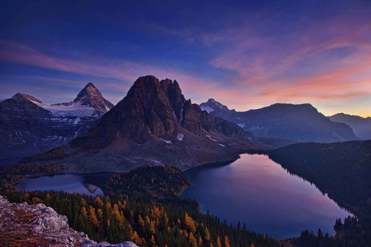 modern-3-piece-acrylic-print-twilight-at-mount-assiniboine