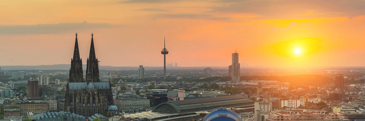panoramic-acrylic-print-skyline-cologne-at-sunset-panorama