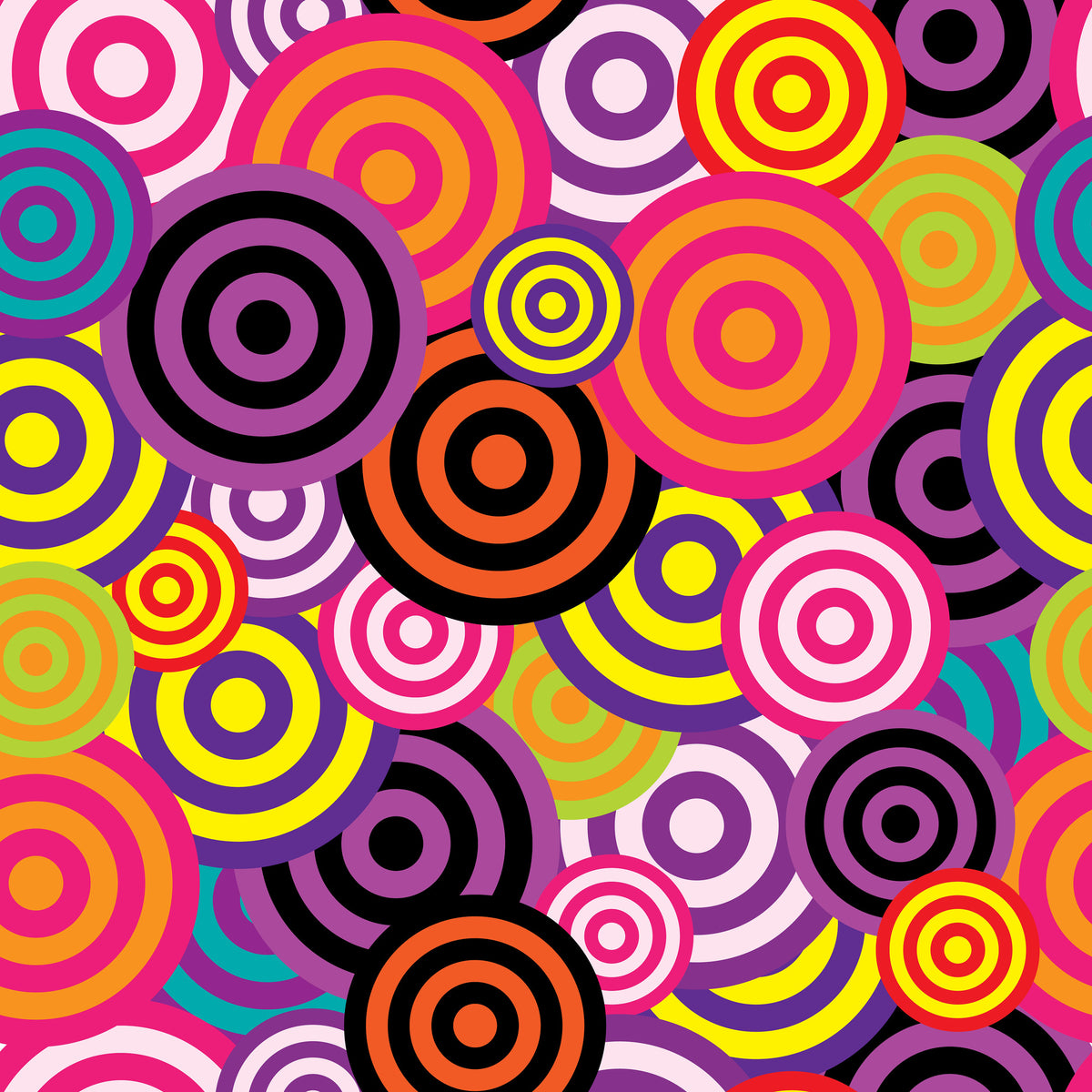 aluminium-print-colorful-retro-circles