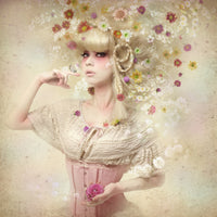 aluminium-print-girl-of-the-flower-garden-ii