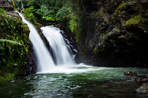 3-piece-acrylic-print-waterfall-in-the-evening-light