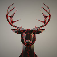 acrylic-print-antlers