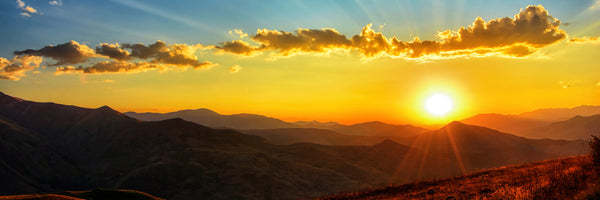 panoramic-aluminium-print-sunset-in-the-world-of-mountains-panorama