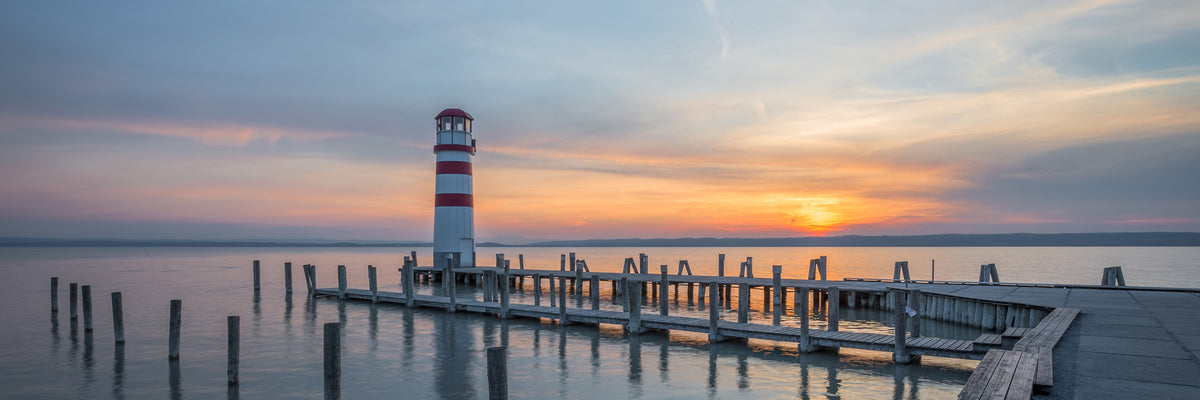 panoramic-acrylic-print-lighthouse-in-the-sunset-panorama