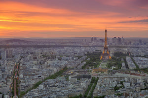 3-piece-acrylic-print-paris-skyline-at-sunset