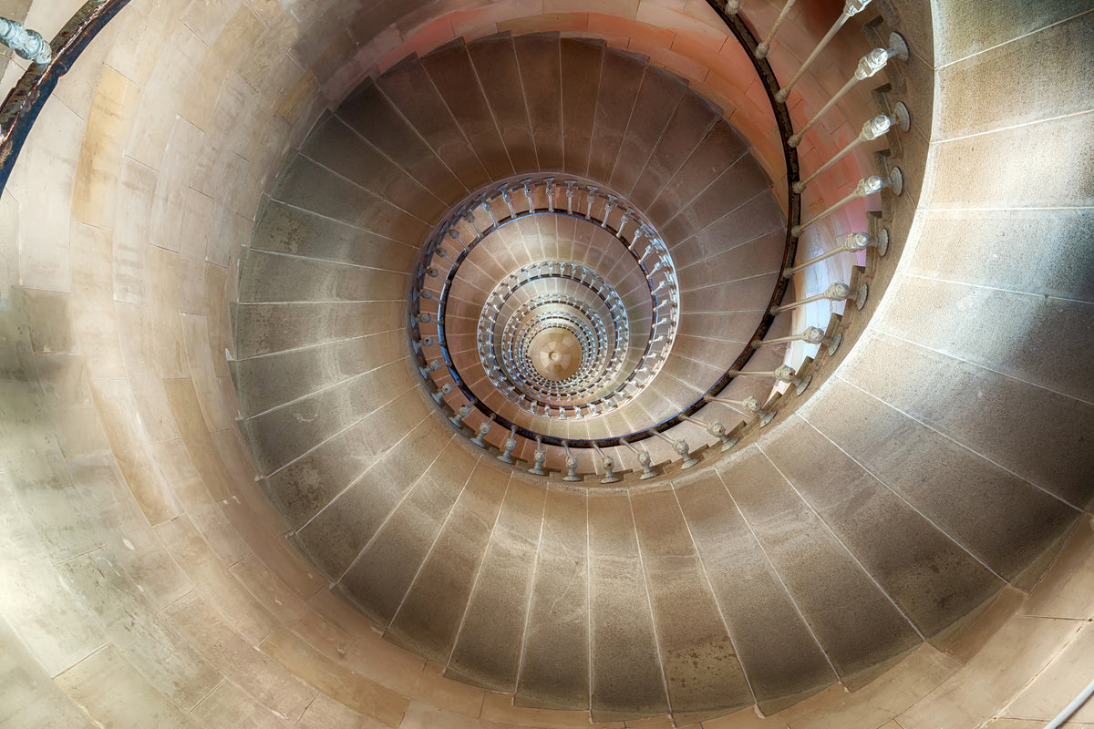 framedcanvas-print-spiral-staircase