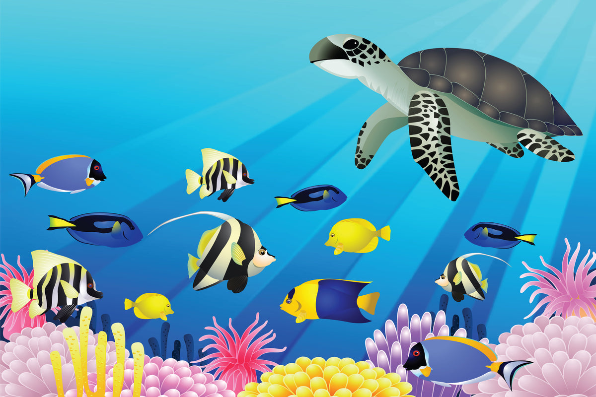 canvas-print-childrens-underwater-world