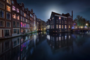 modern-3-piece-canvas-print-moonlight-over-amsterdam