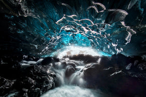 poster-print-blue-glacier-cave