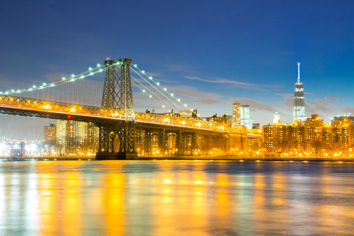 modern-3-piece-aluminium-print-brooklyn-bridge-at-night