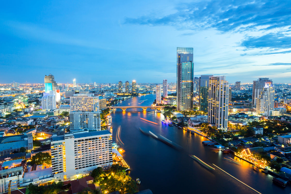 3-piece-aluminium-print-skyline-bangkok-at-dusk
