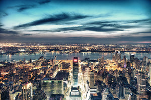 framedposter-print-skyline-manhattan-city-lights