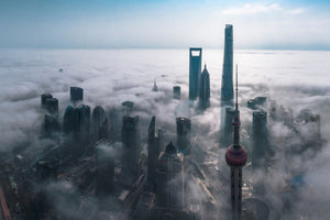 framedcanvas-print-shanghai-in-the-fog-from-above