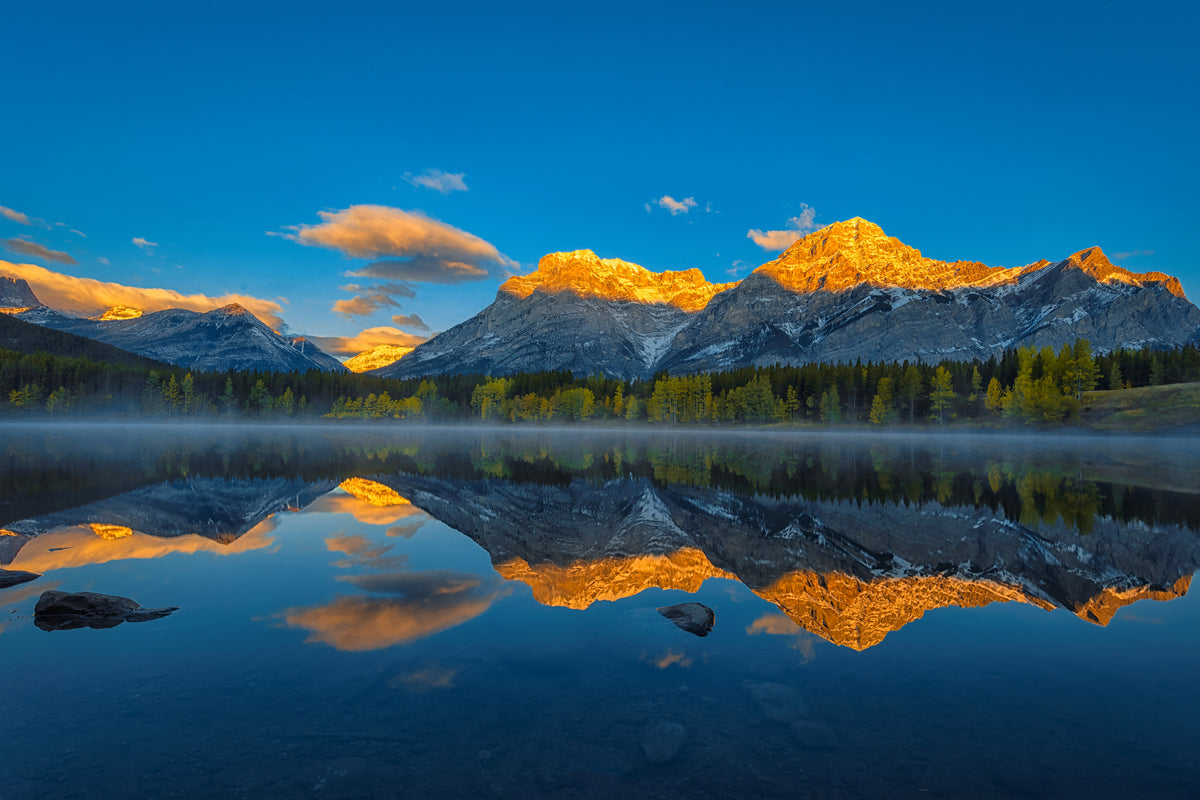 modern-3-piece-canvas-print-a-perfect-morning-in-canadian-rockies