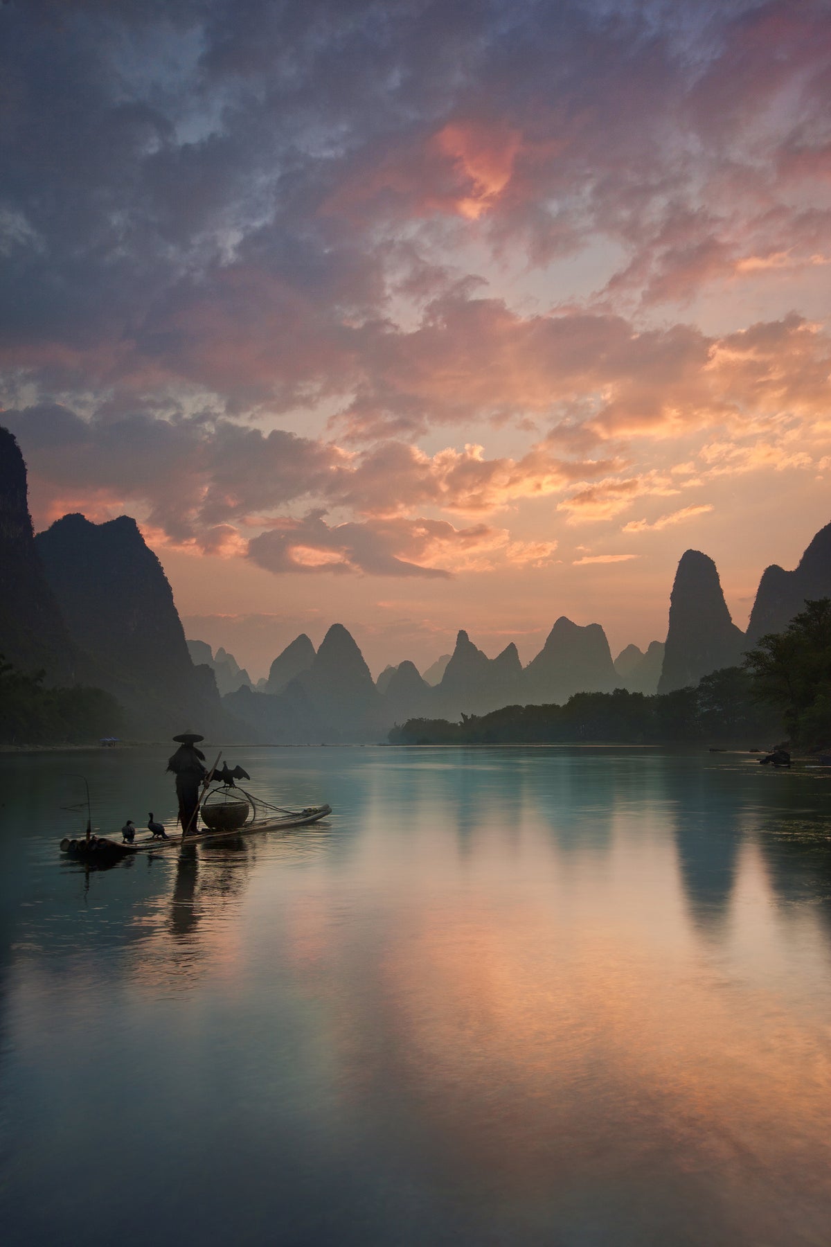 framedcanvas-print-li-river-sunrise