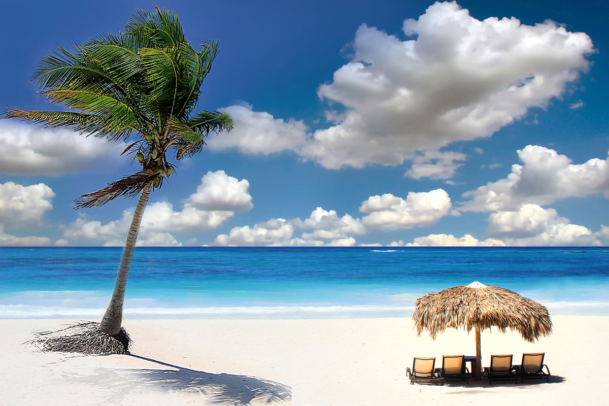poster-print-beach-on-the-blue-lagoon