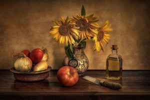 poster-print-girasoles-en-la-cocina