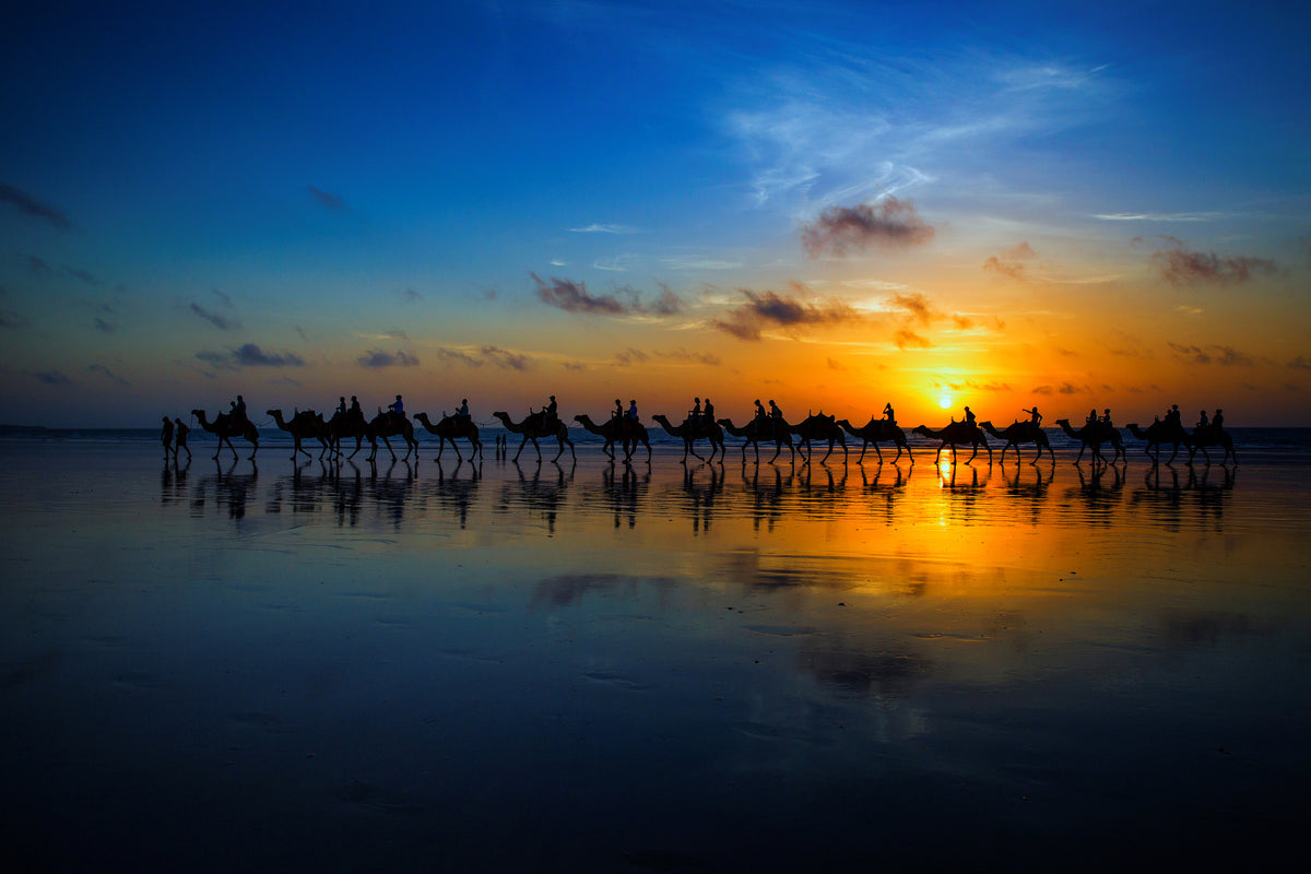 3-piece-canvas-print-sunset-camel-ride
