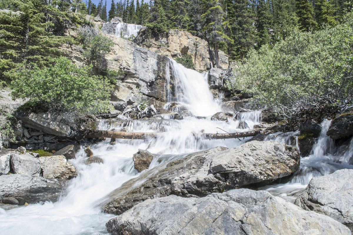 modern-3-piece-aluminium-print-wild-waterfall-in-the-forest