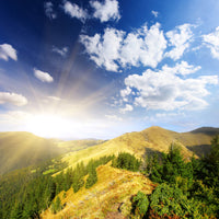 9-piece-aluminium-print-sunrise-in-the-mountains