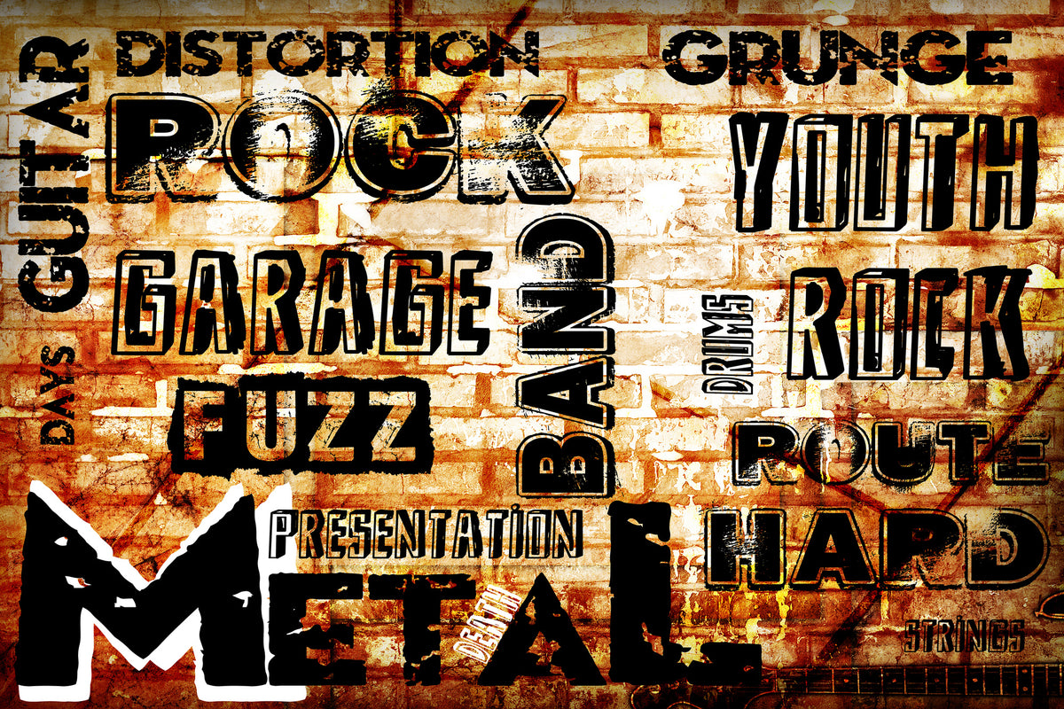 aluminium-print-rock-in-grunge-style