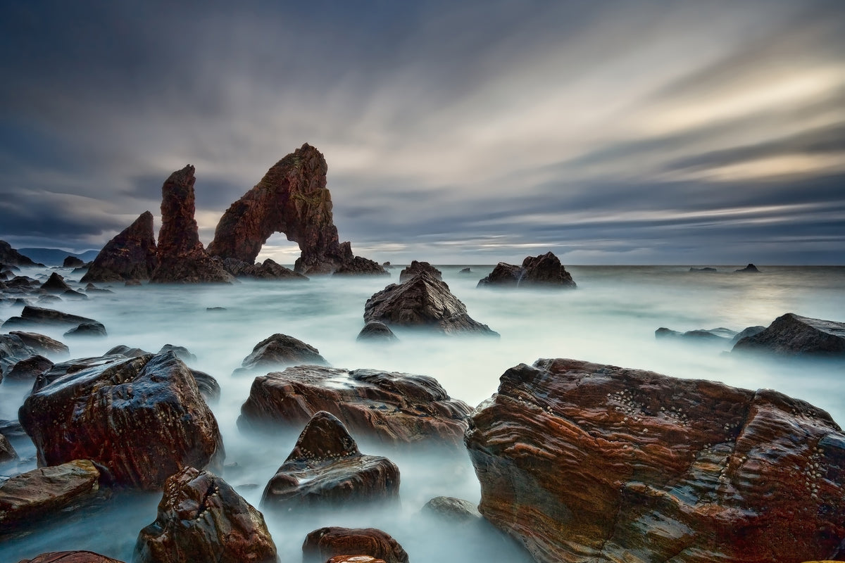 3-piece-aluminium-print-sea-arch-at-crohy-head