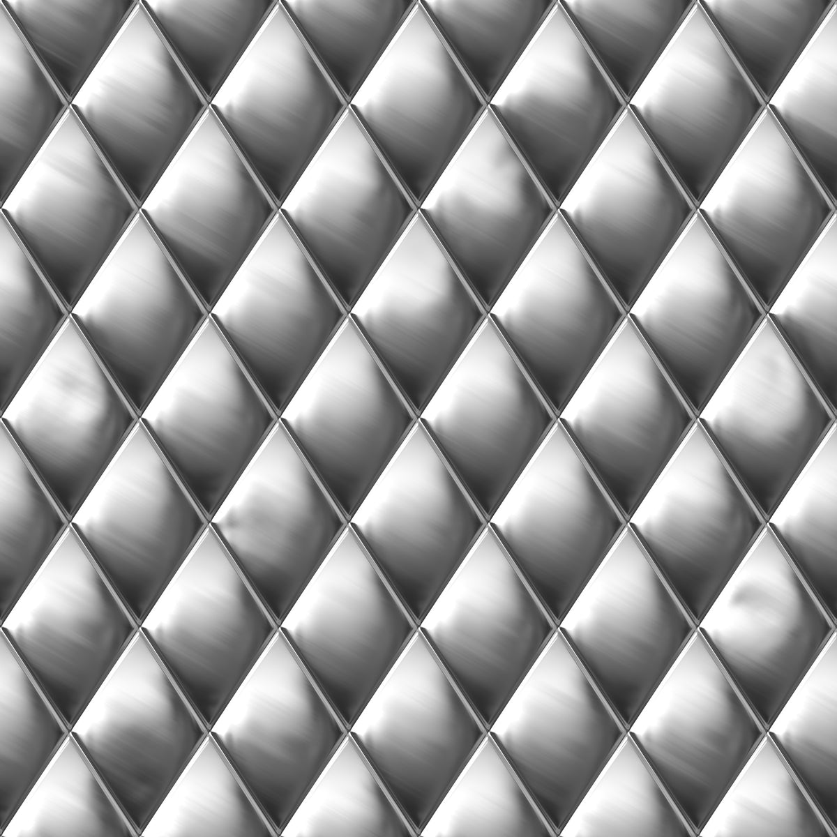 poster-print-3d-lozenges-silver-grey