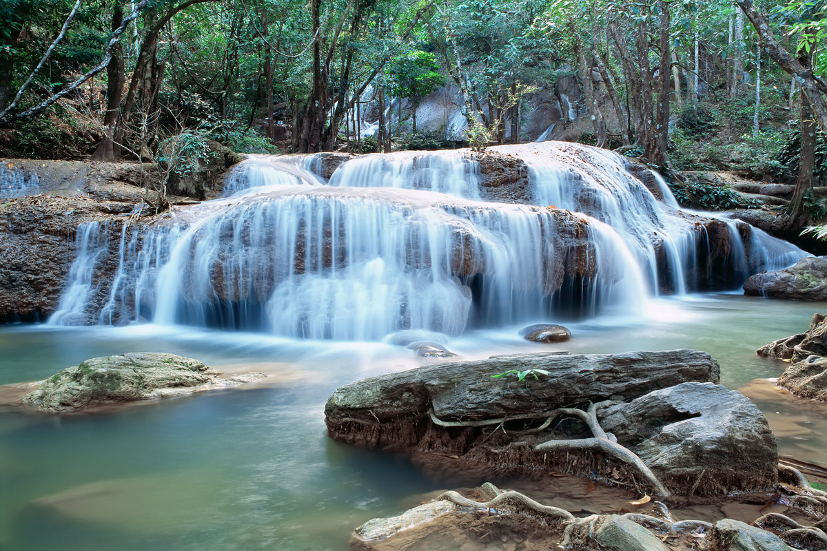 modern-3-piece-aluminium-print-a-waterfall