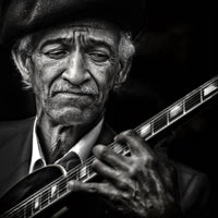 acrylic-print-the-guitarist