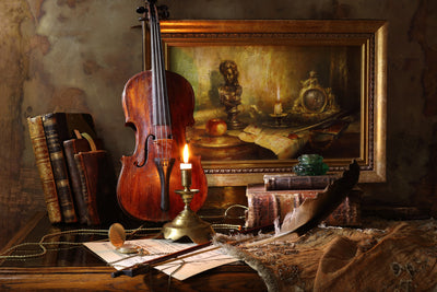 poster-print-still-life-with-violin-and-painting-ii