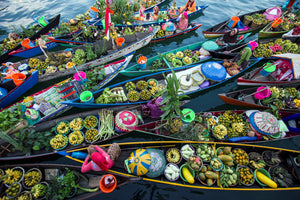 3-piece-aluminium-print-banjarmasin-floating-market
