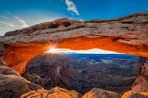 3-piece-aluminium-print-sunrise-at-mesa-arch