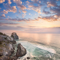 4-piece-aluminium-print-romantic-sunset-by-the-sea