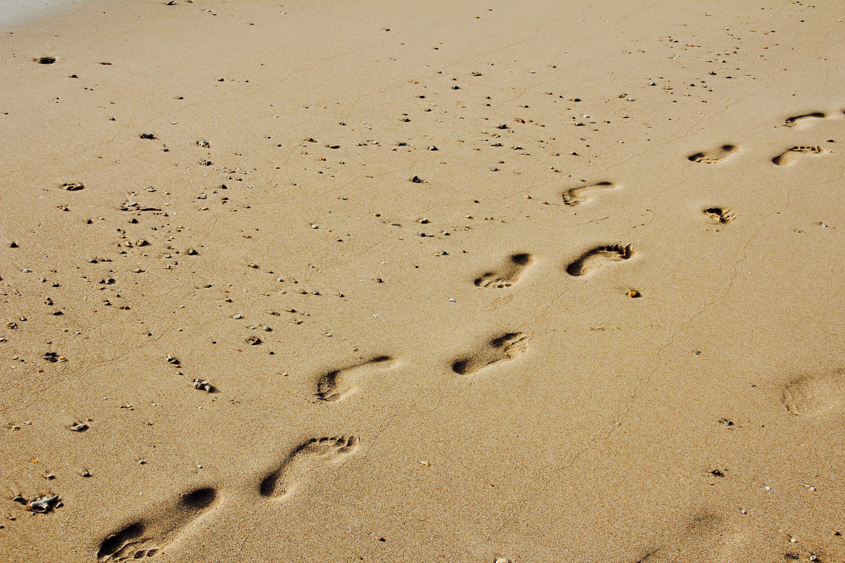 aluminium-print-footprints-in-the-sand