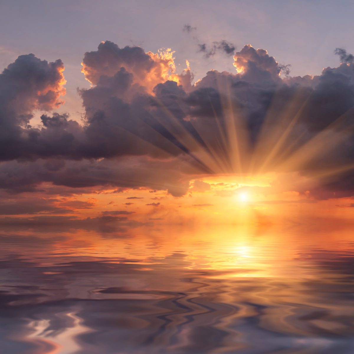 9-piece-canvas-print-thrilling-sunset