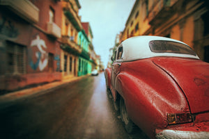 framedposter-print-cuba-street-car-x