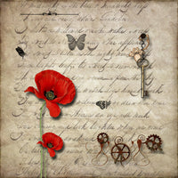aluminium-print-retro-document