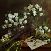 acrylic-print-still-life-with-violin-and-flowers