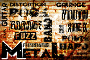 canvas-print-rock-in-grunge-style
