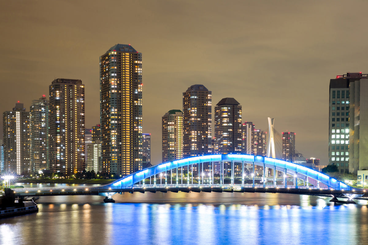 aluminium-print-skyline-tokyo-at-night
